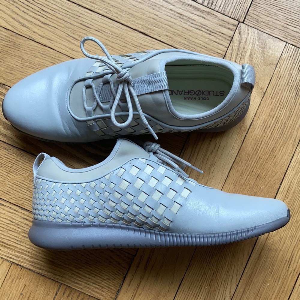 Cole Haan Leather Pull-on Sneakers